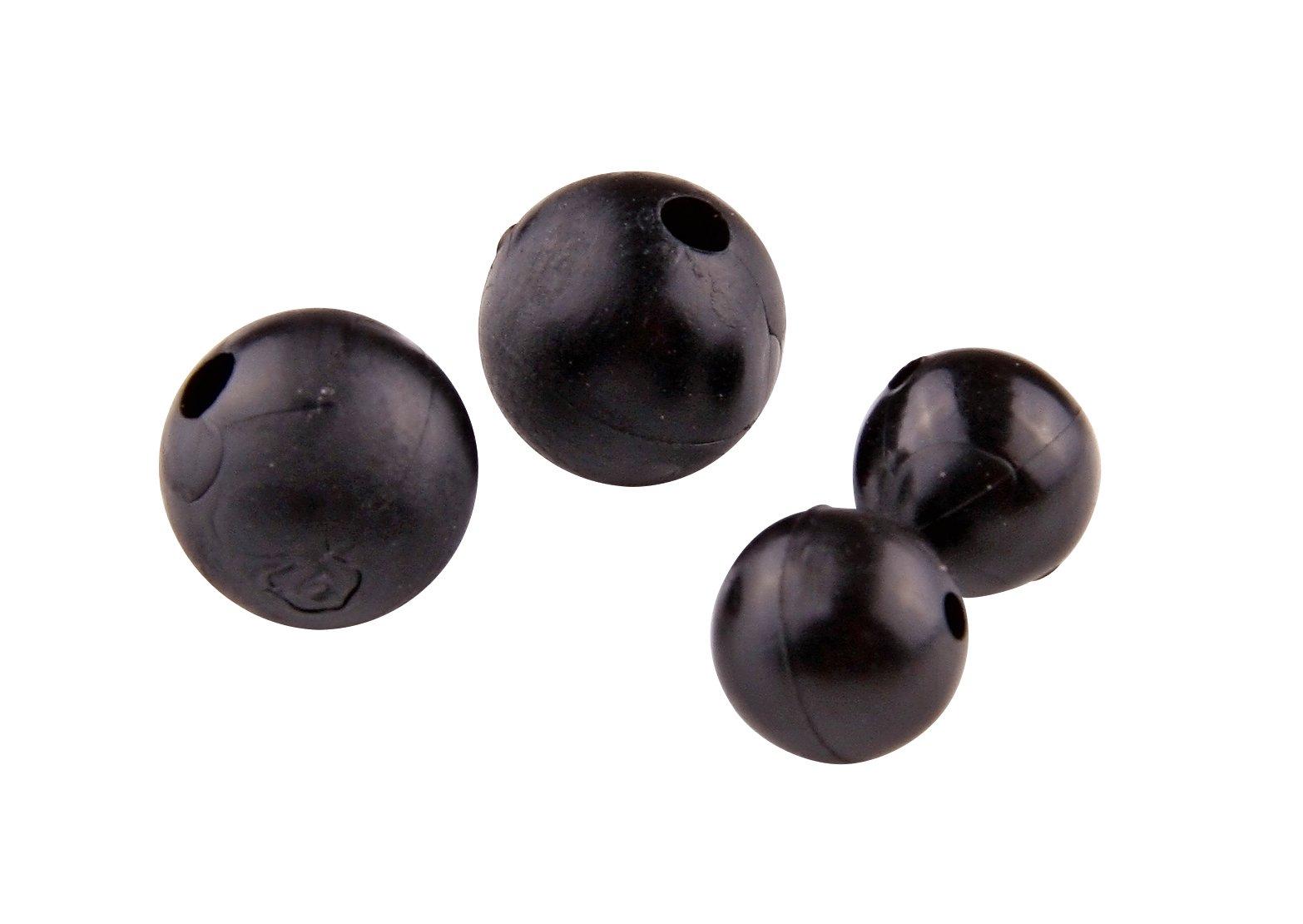 RUBBER BEADS 10MM 12PCS
