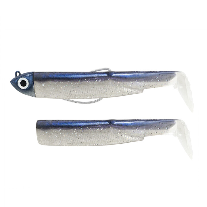 Combo Shore - 12g - Electric Blue + rech. Electric Blue Black Minnow 120