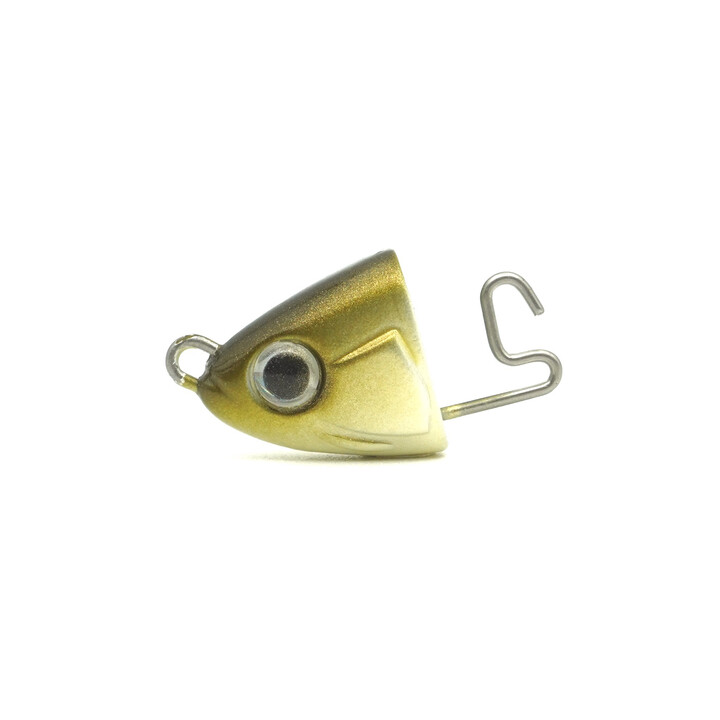 Black Minnow 4 -  140 - Jig Headss Shallow - 10g - Khaki qty. 2