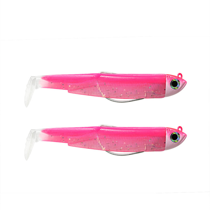 Double Combo Shore  - 3g - Fluo Pink Black Minnow 70