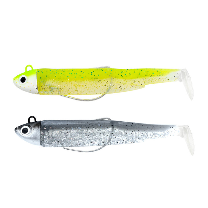 Black Minnow 1 - 70 - Double Combo Search - 4,5g - Lime Juice - Silver Strike qty. 2