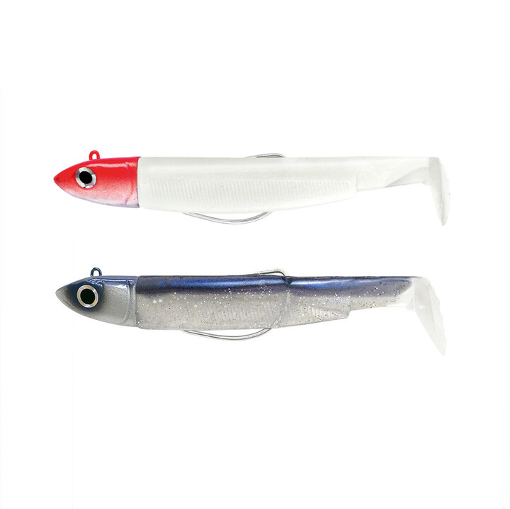 Black Minnow 1 - 70 - Double Combo Offshore - 6g - White/Red Head - El. Blue qty. 2