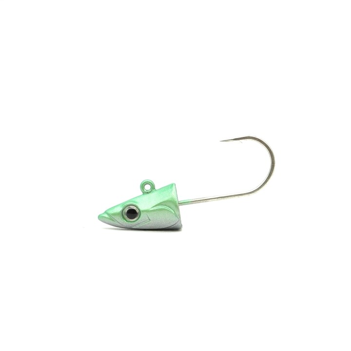 Crazy Sand Eel 1 - 100 - 2 Heads Shore - 5g - Pearl Green qty. 2