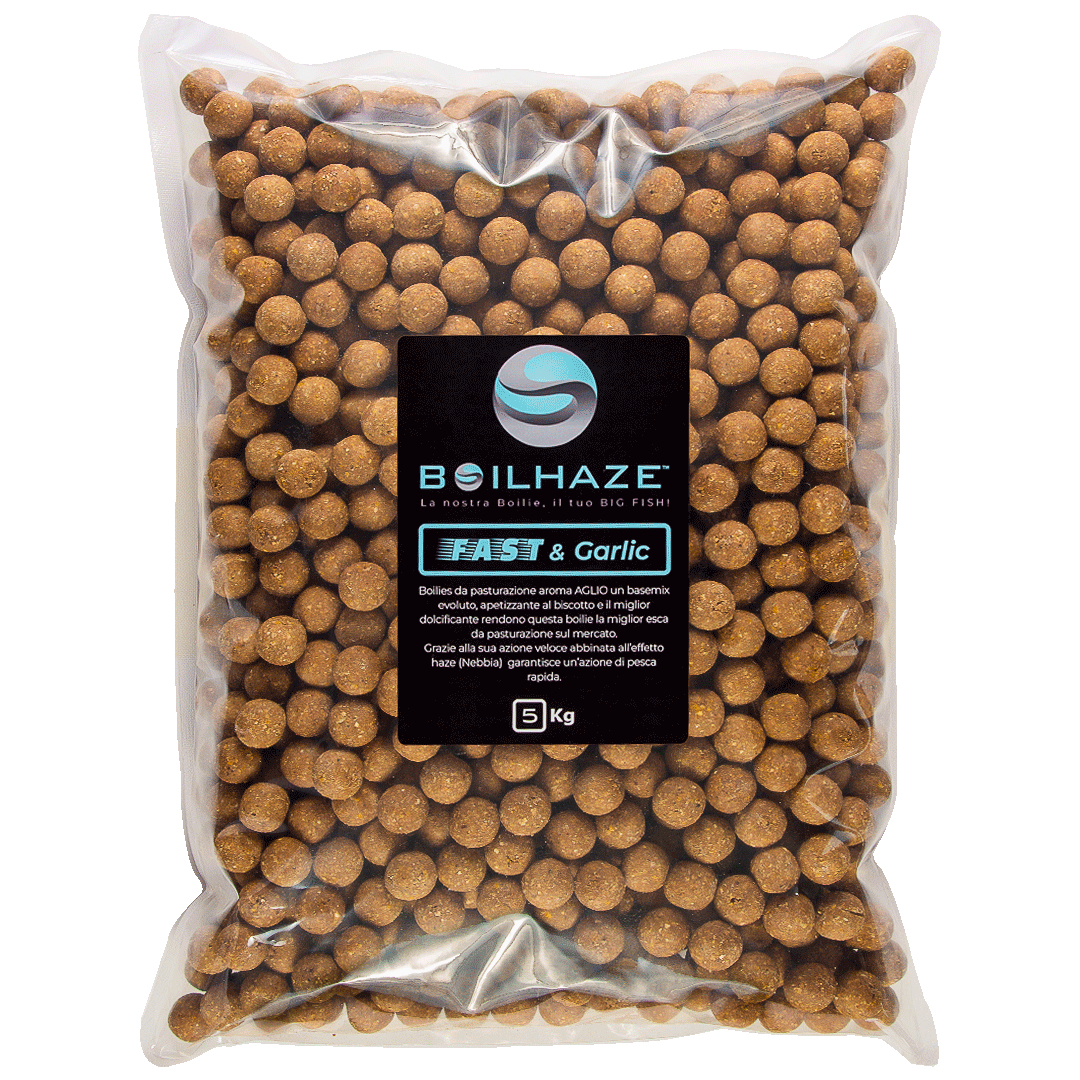 FAST BOILIES GARLIC & SQUID OCTOPUS 20mm 5kg