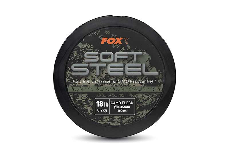 Soft Steel Fleck Camo Mono 18lb (8.2kg)  0.35mm x 1000m