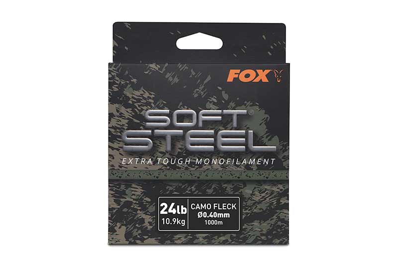 Soft Steel Fleck Camo Mono 24lb (10.9kg) 0.40mm x 1000m