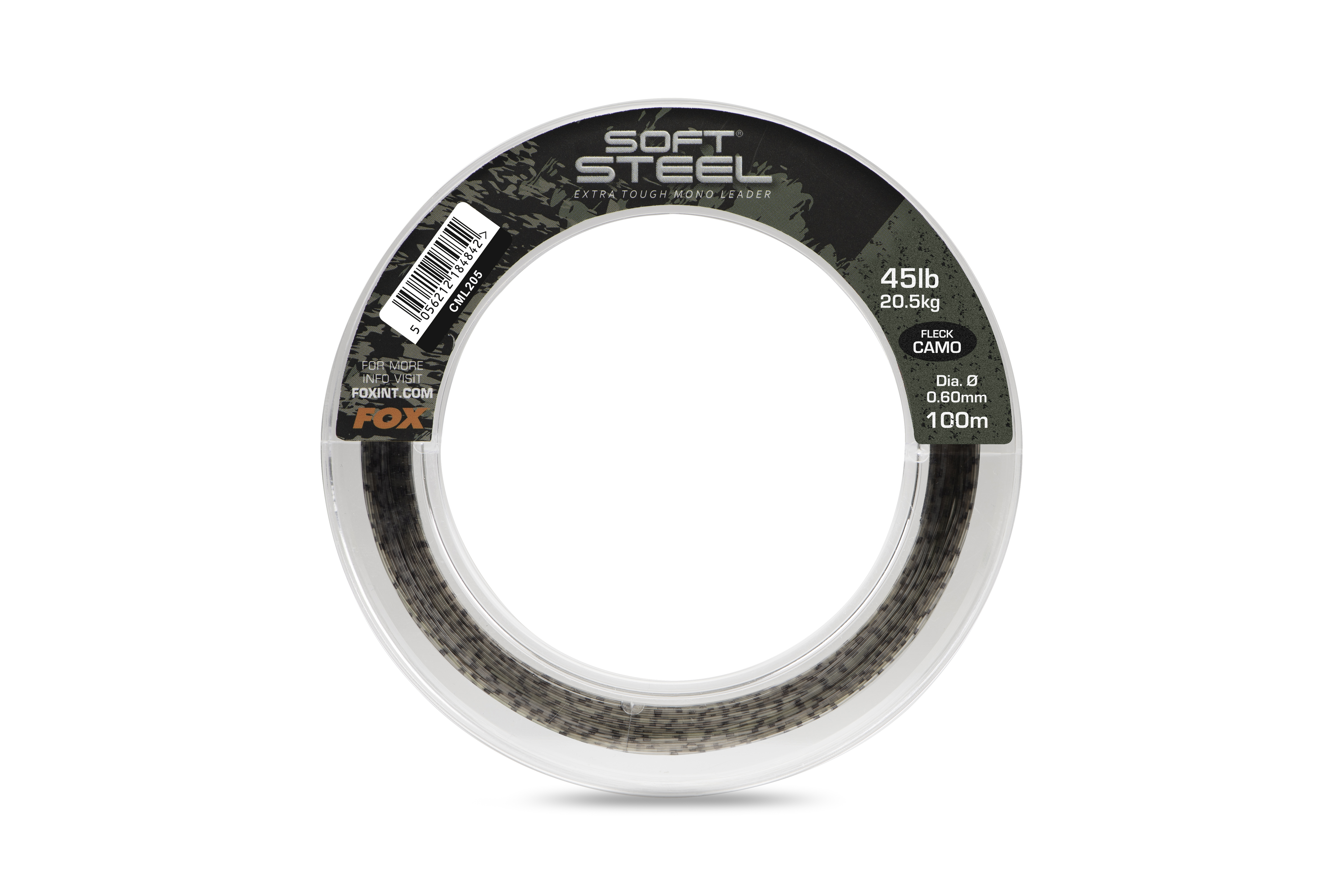 Soft Steel Fleck Camo Leader 45lb (20.5kg) 0.60mm x 100m