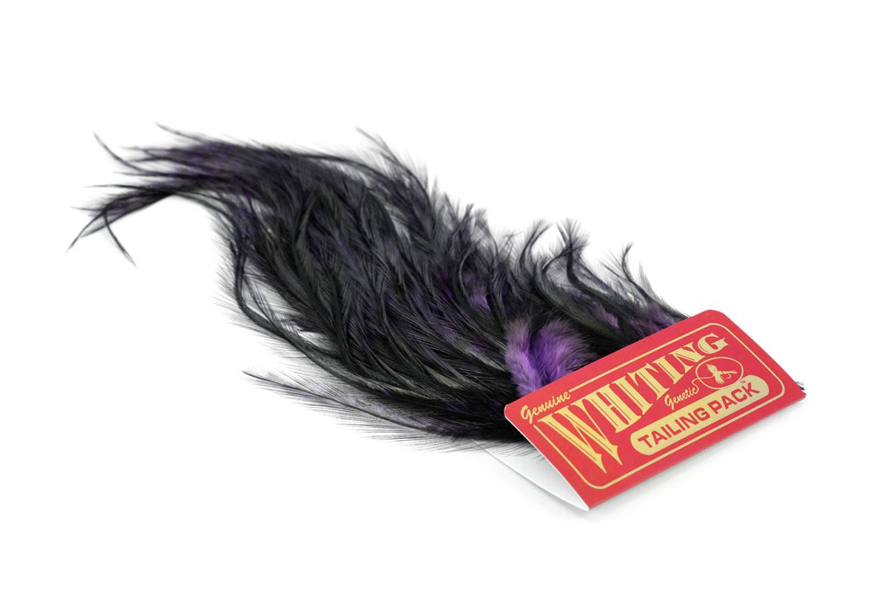 CDL Euro Nymph Tailing Pack Pardo dyed Purple
