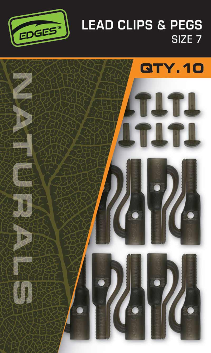 Naturals Size 7 Lead Clips & pegs