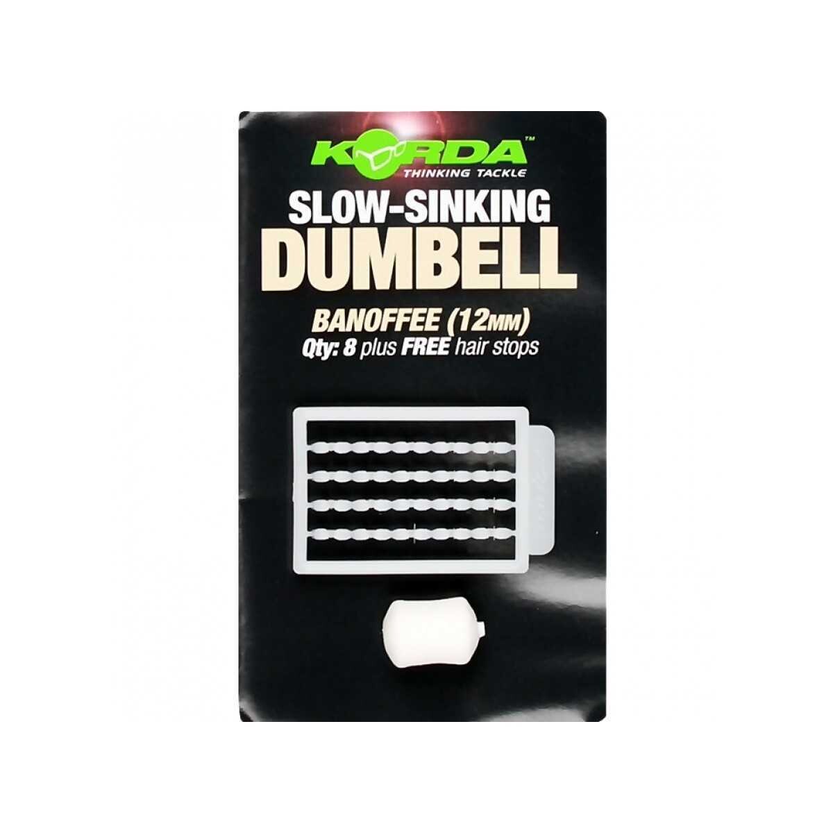 Slow Sinking Dumbell Banoffee (12mm) - 8 pcs 