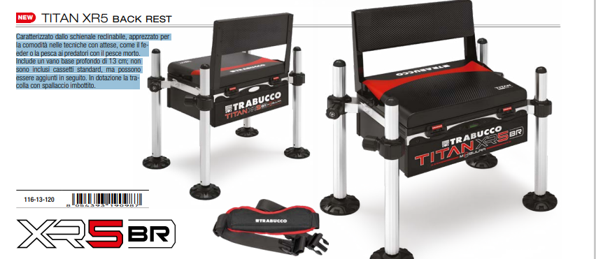 TITAN XR5 * 36BR * BACK REST