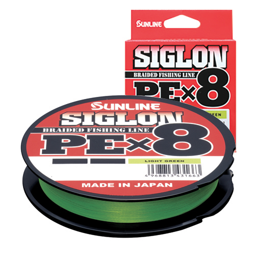 SUNLINE SIGLON PE X8 LIGHT GREEN 150M. 6LB. #0.4