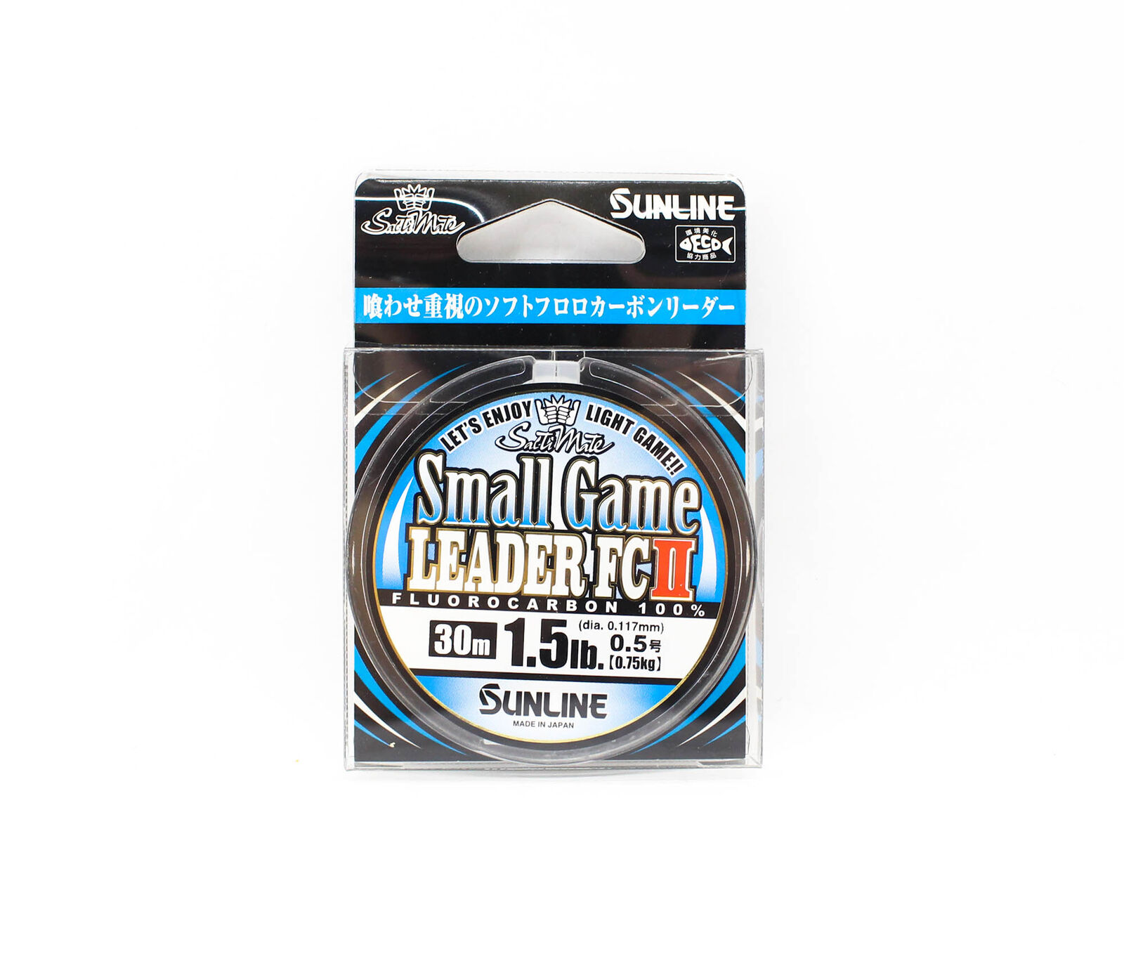 SUNLINE  SMALL GAME LEADER FC II 30M. 1.5LB. 0.117MM. #0.5