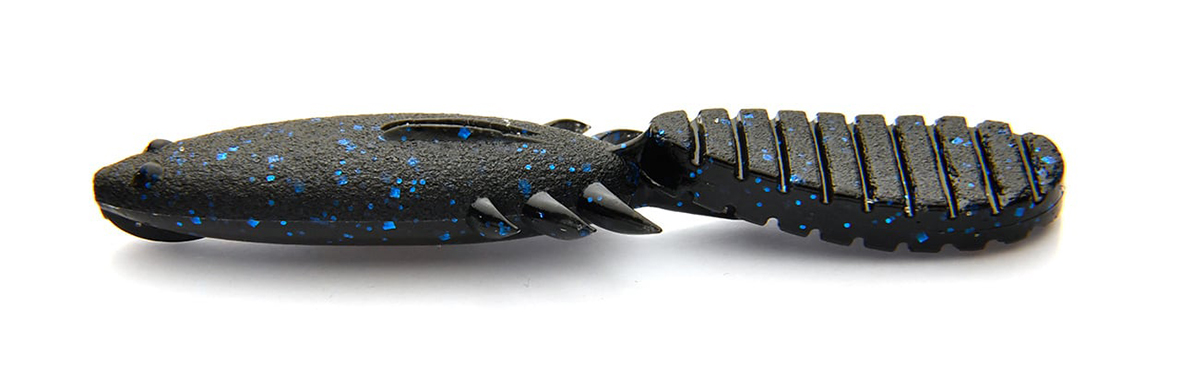 KEITECH PADDLIN' BEAVER 3.5" COL. 312 BLACK BLUE FLK