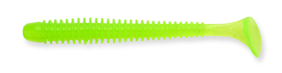 KEITECH SWING IMPACT 2.5" 026S CLEAR CHARTREAUSE GLOW