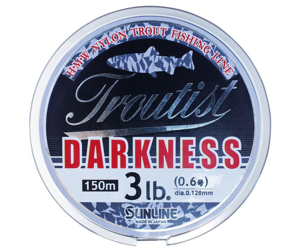SUNLINE TROUTIST DARKNESS 150M. 6LB. 0.185MM. #1.25