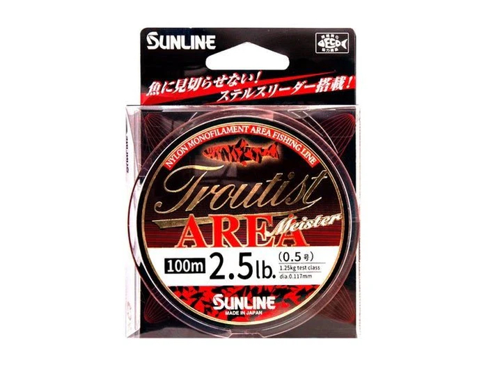 SUNLINE TROUTIST AREA MEISTER 100MT. 3.5LB 0.138MM. #0.7