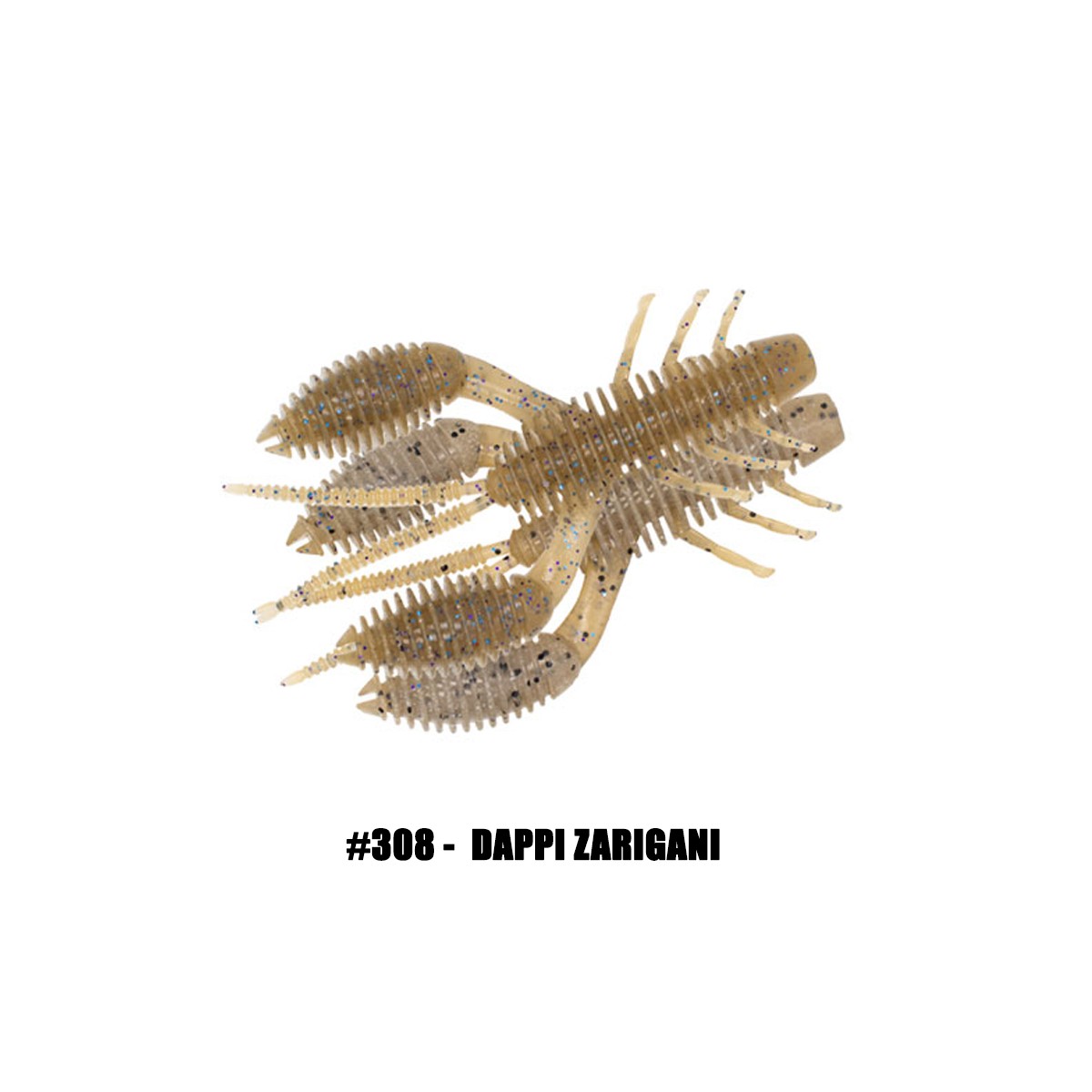 GEECRACK BELLOWS CRAW 3.5" COL. #308 DAPPI ZARIGANI