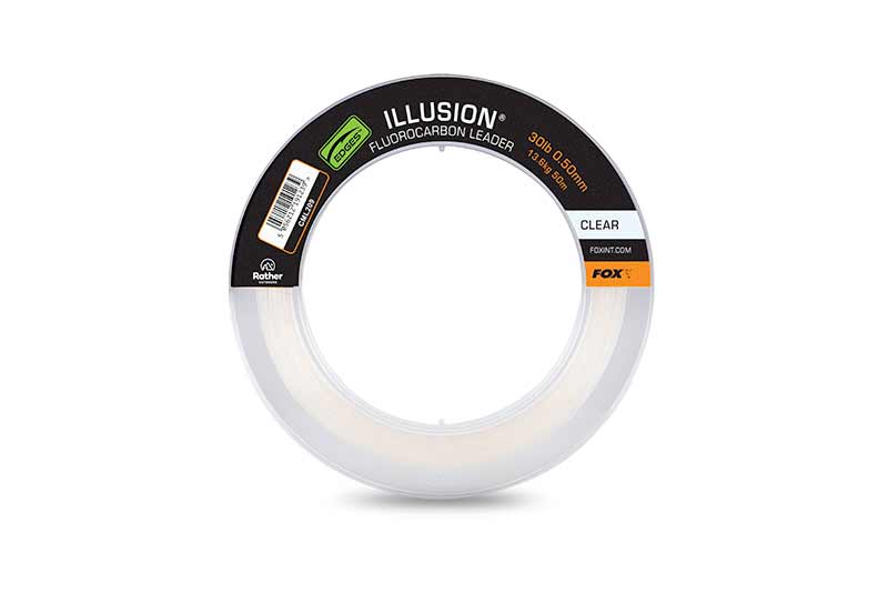 Illusion Fluorocarbon Leader 40lb 18.2kg (0.60mm) x 50m - Naturals Green 
