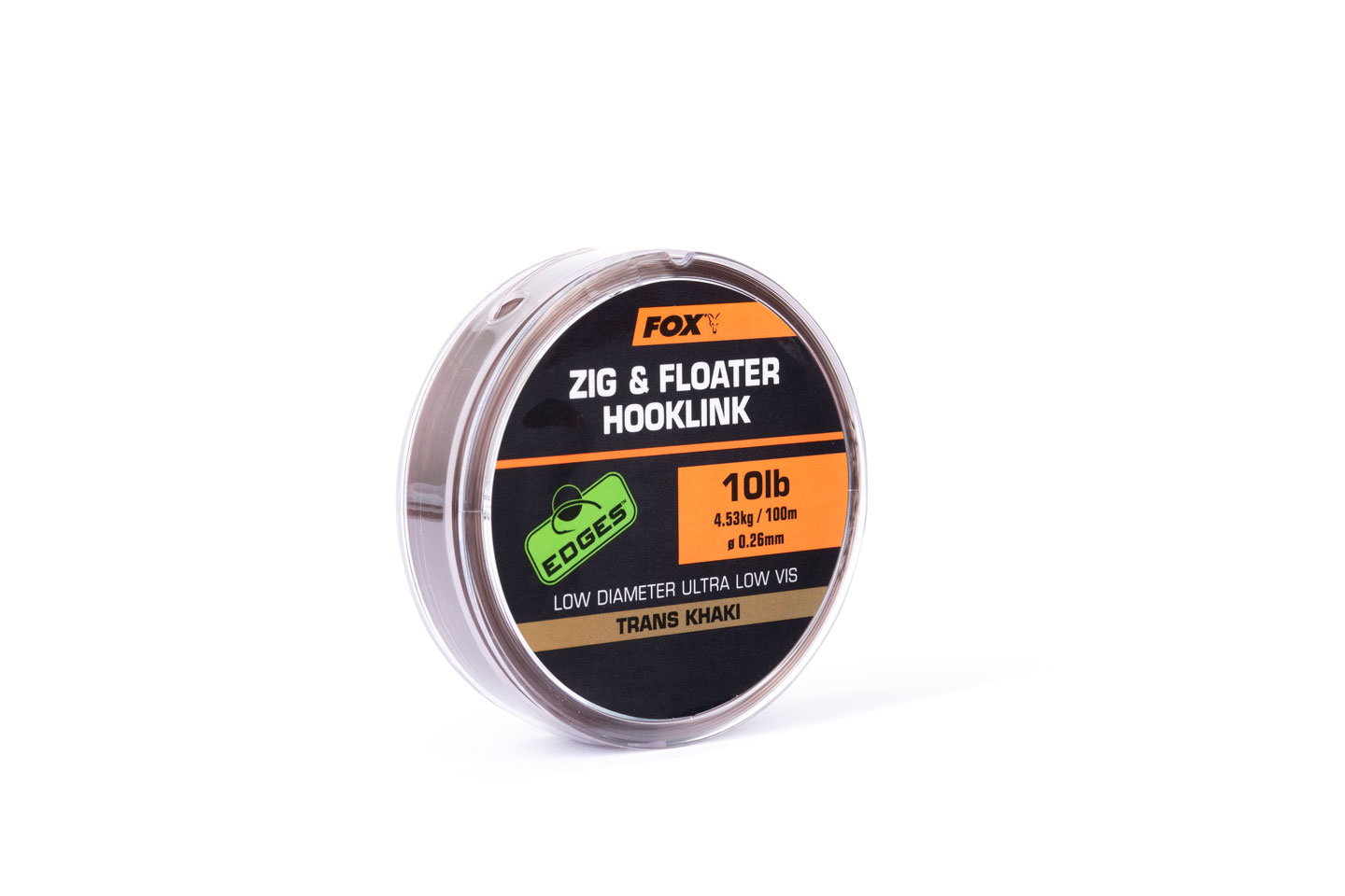 Zig and Floater Hooklink Trans Khaki - 12lb (0.28mm)