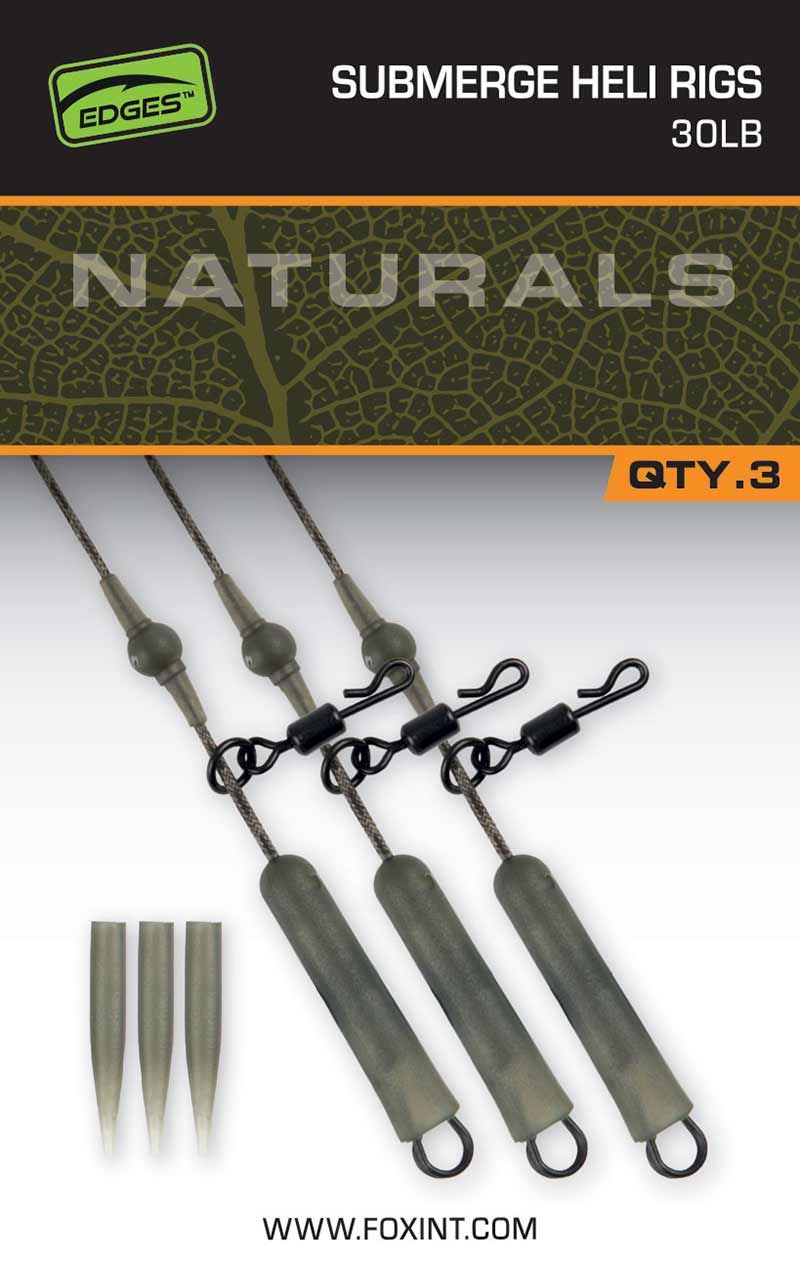 Naturals Submerged Heli Rigs 30lb x 3