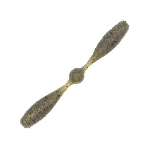 GEECRACK DUMBBELL WORM 2.8" #023 GREEN PUMPKIN BLUE F