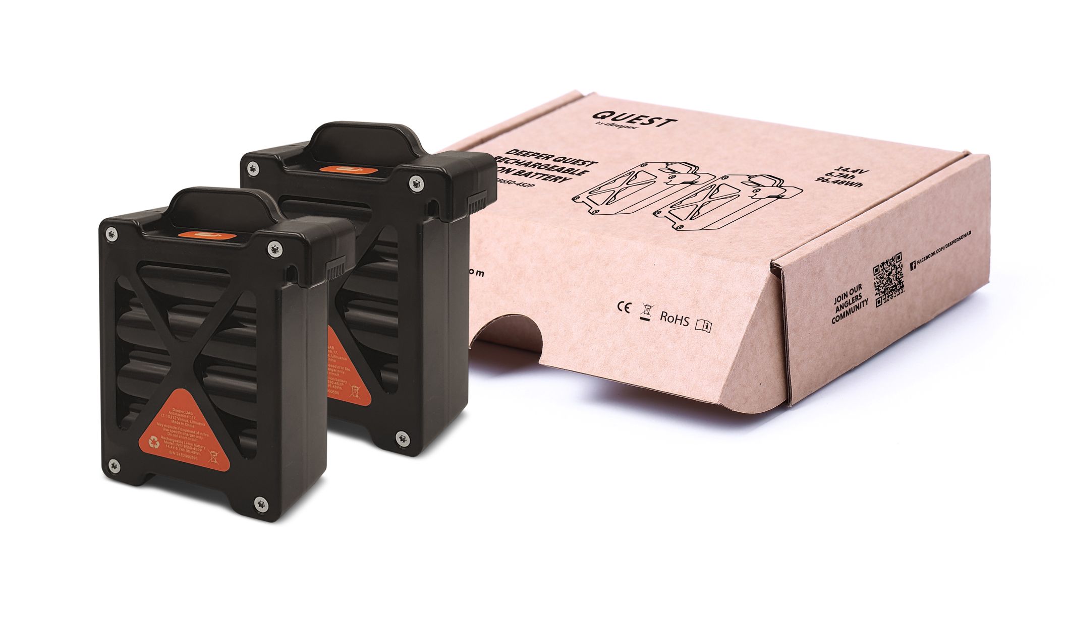 Deeper Quest RECHARGEABLE LI- IONBATTERY SET