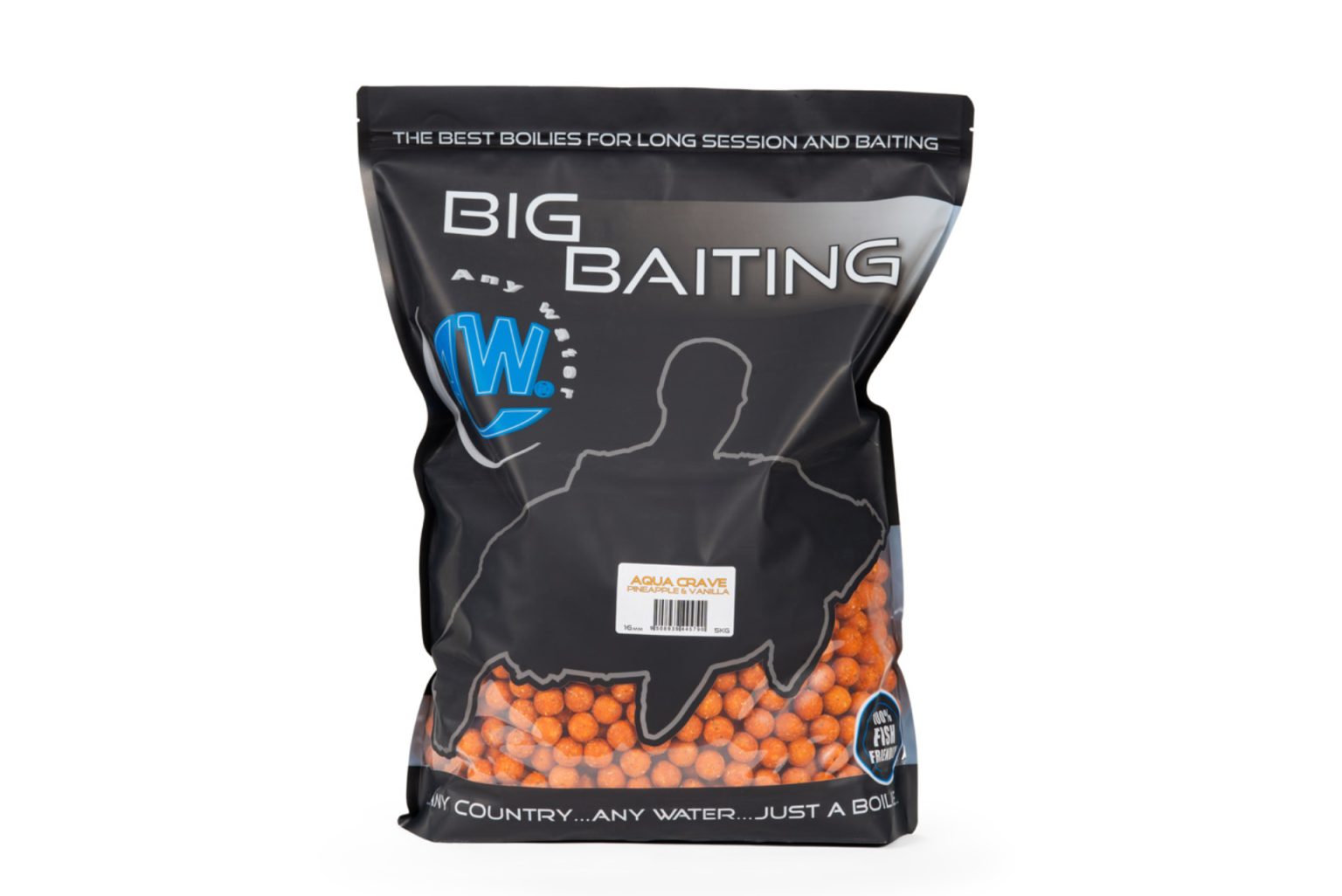 BIG BAITING BOILIES - AQUA CRAVE (Pineapple & Vanilla) - 20 mm