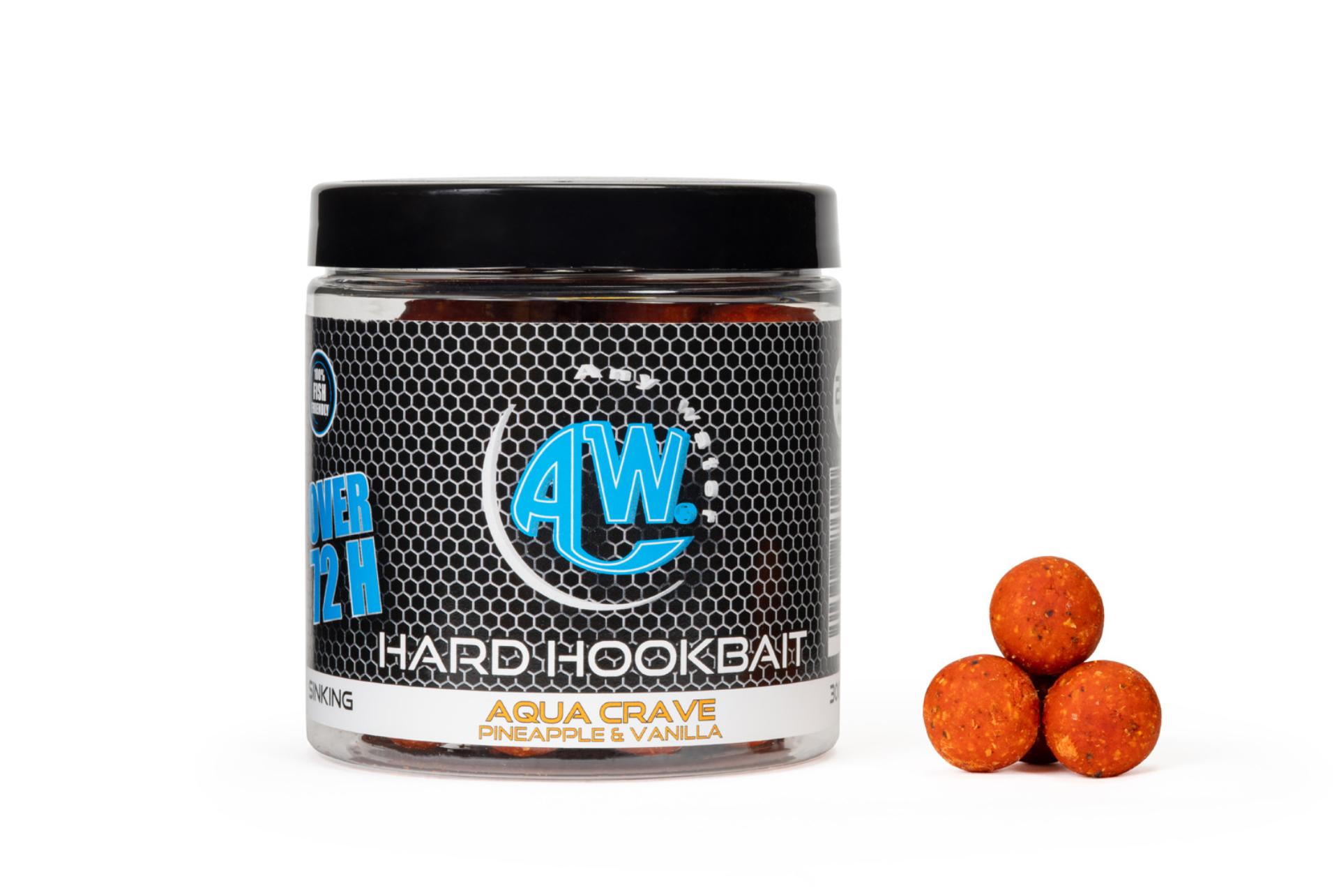 HARD HOOKBAIT BOILIES - AQUA CRAVE (Pineapple & Vanilla) - 20 mm