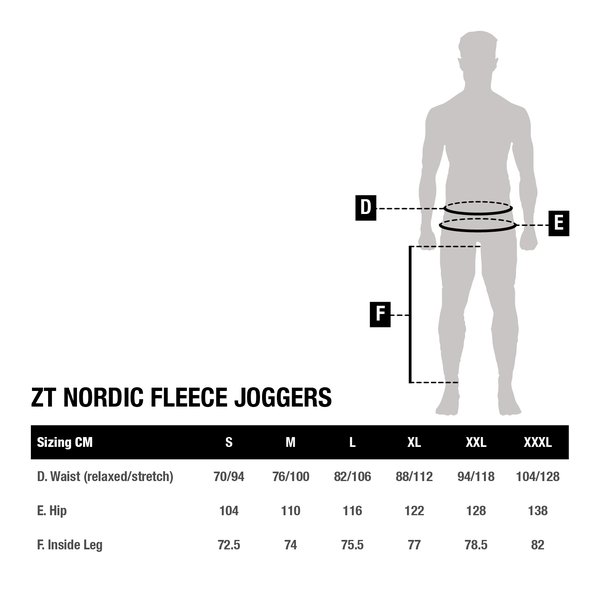 Zero Tolerance Nordic Fleece Joggers XL
