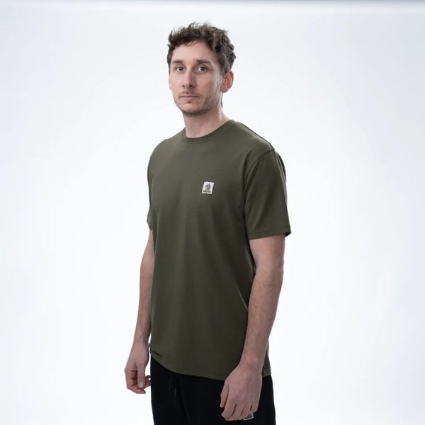 Make It Happen Badge T Shirt Green S
