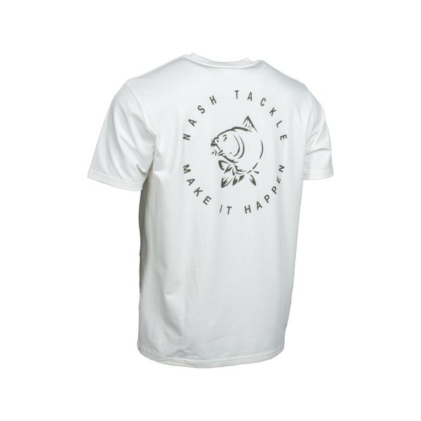Make It Happen Carp Logo T Shirt Ecru S