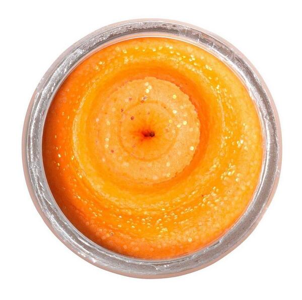 POWERBAIT GLITTER TROUT – GARLIC FLUO ORANGE