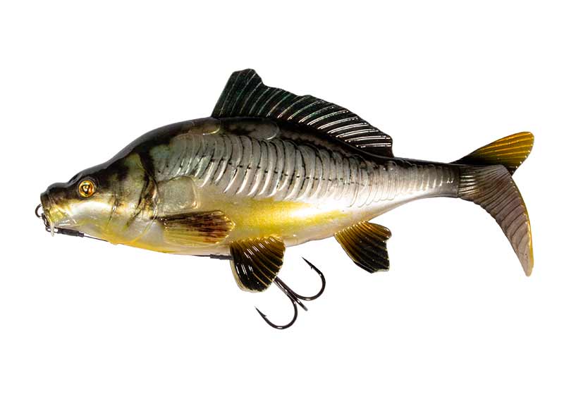 Realistic replicant Mirror Carp 18cm