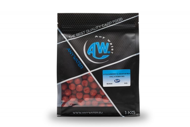 TOP BOILIES - STRAWBERRY & ASAFOETIDA - 16 mm