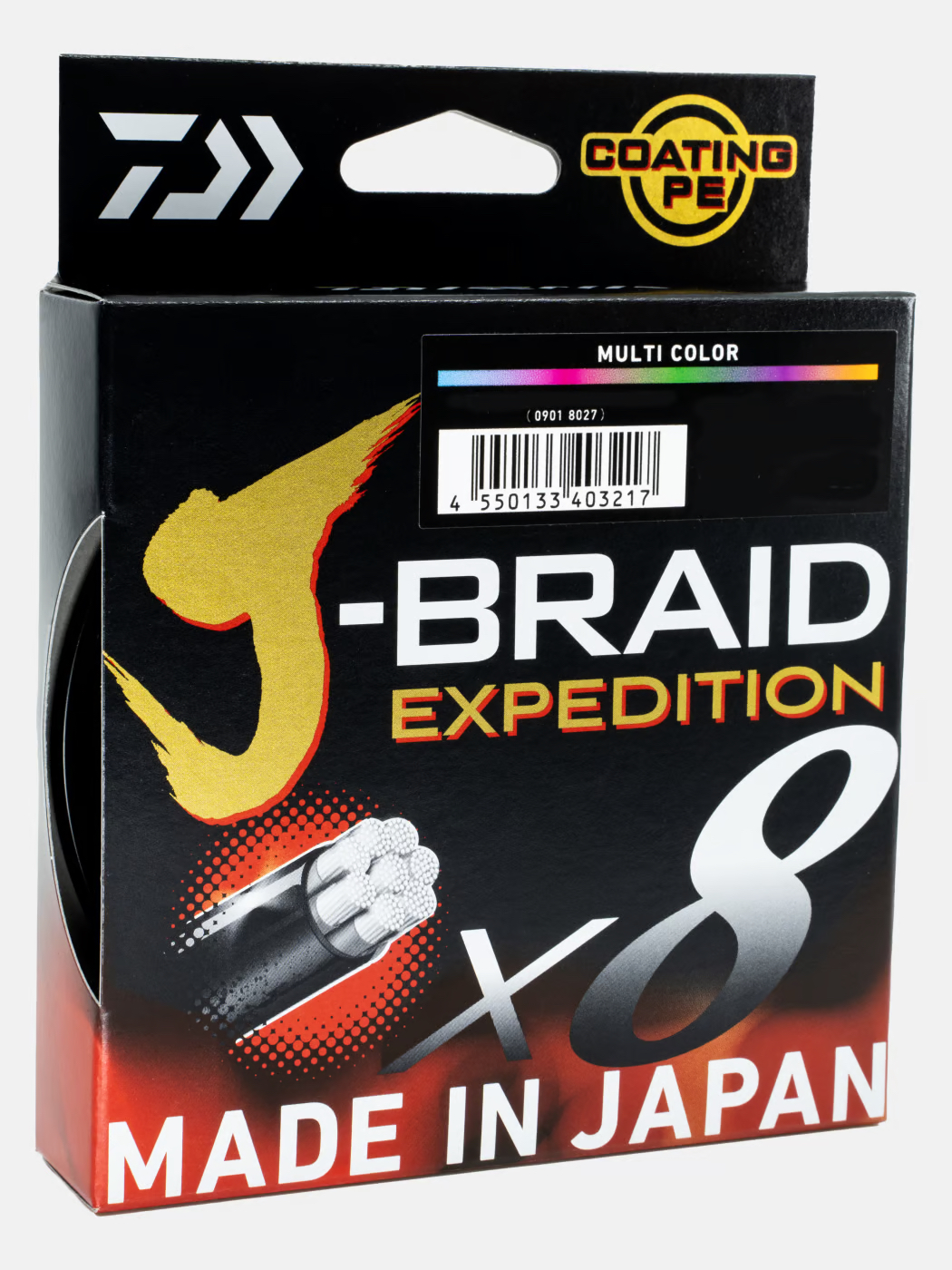 JBRAID EXPEDITION X8 0,32MM 300M MULTI COLOR