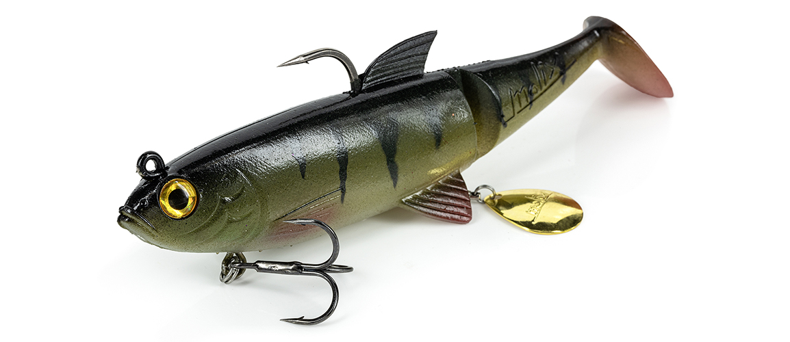 Shad 140 - 5.5" Swimbait 60g #618 - Dark perch