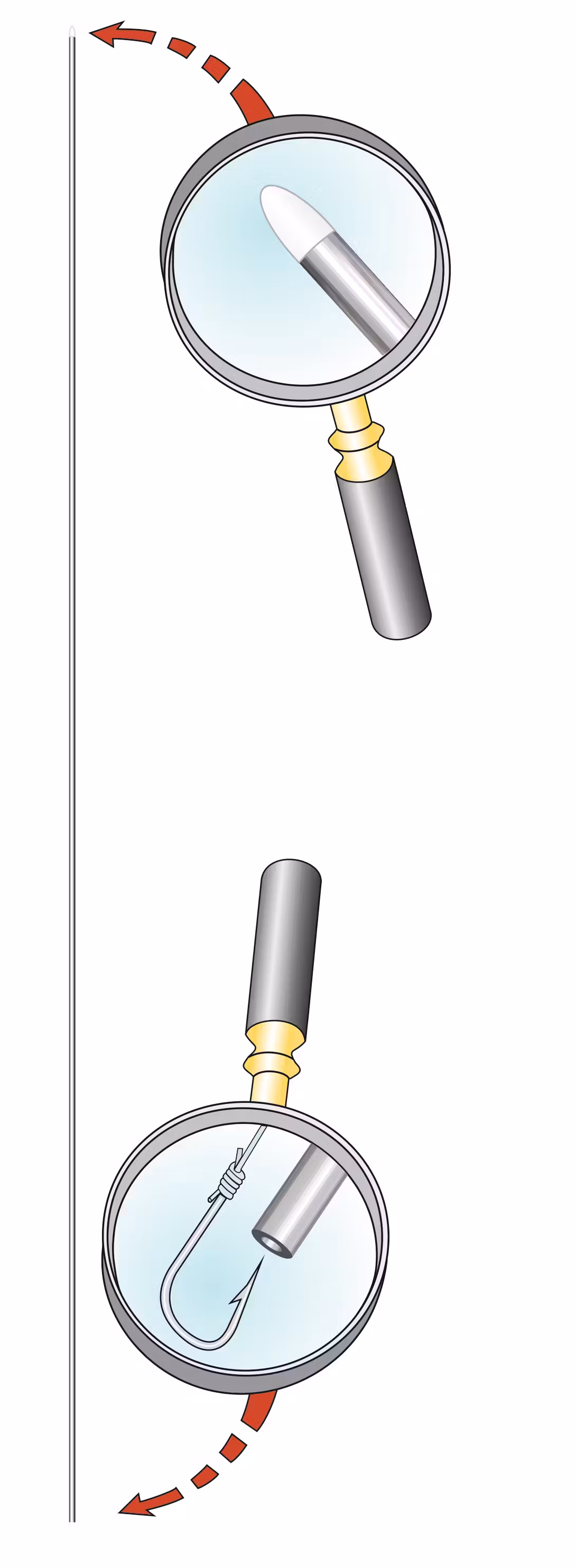 AGHI TESTA BIANCA Ø 0,8 - cm 20