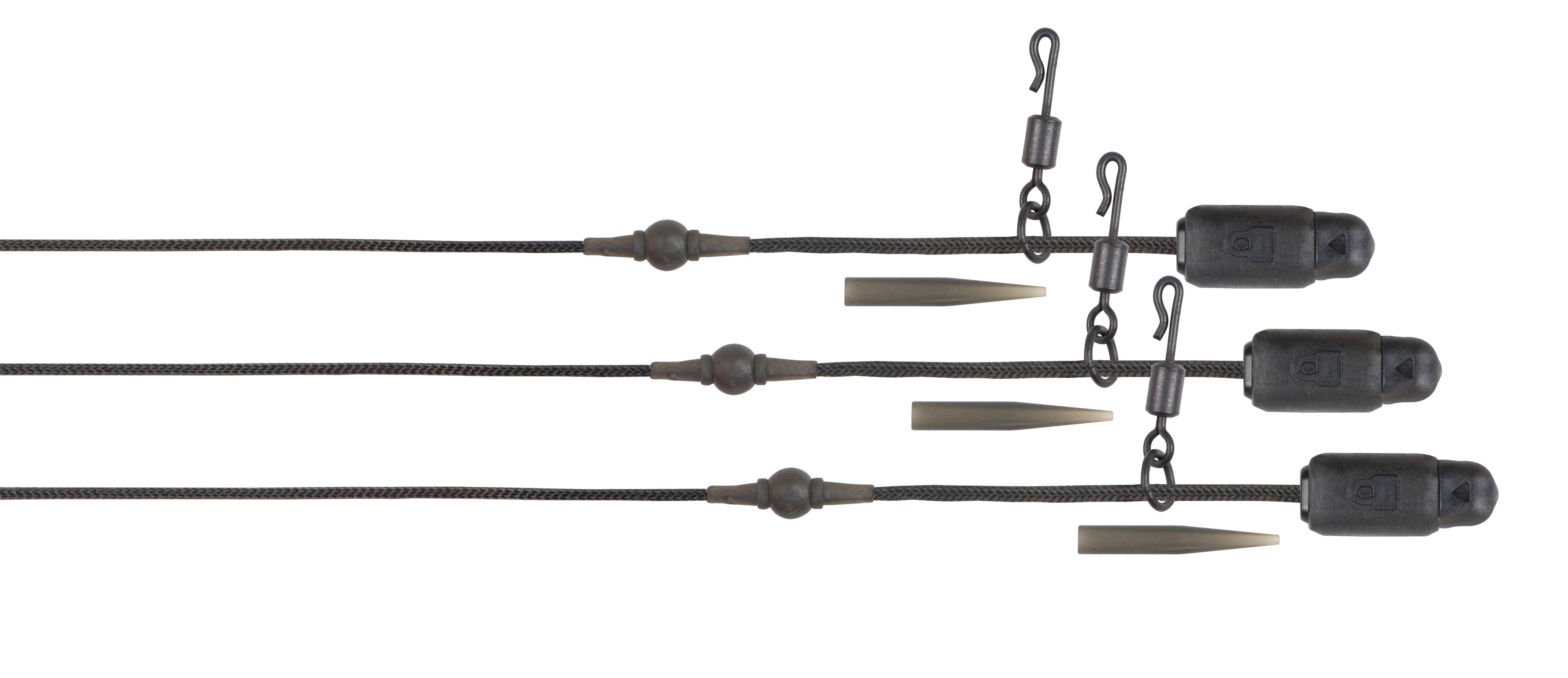 Edges Naturals Heli-Clip Rigs 50lb Leadcore 3pcs