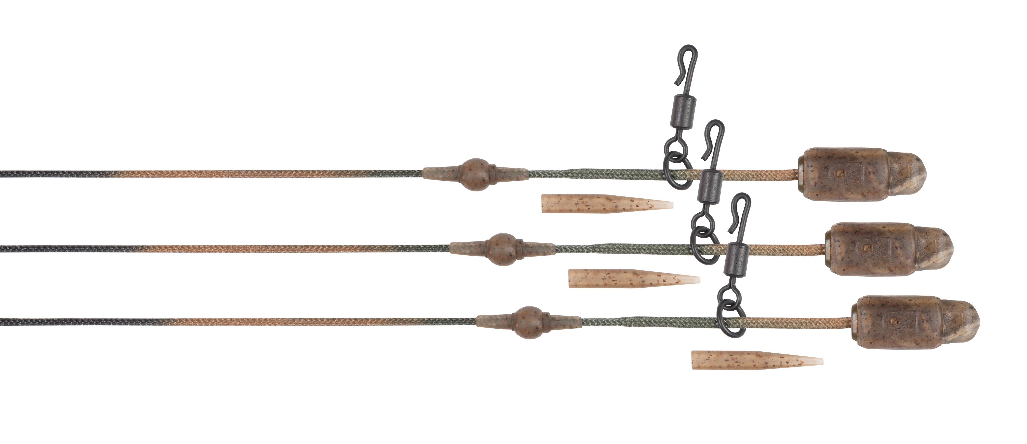 Edges Camo Heli-Clip Rigs 50lb Leadcore 3pcs
