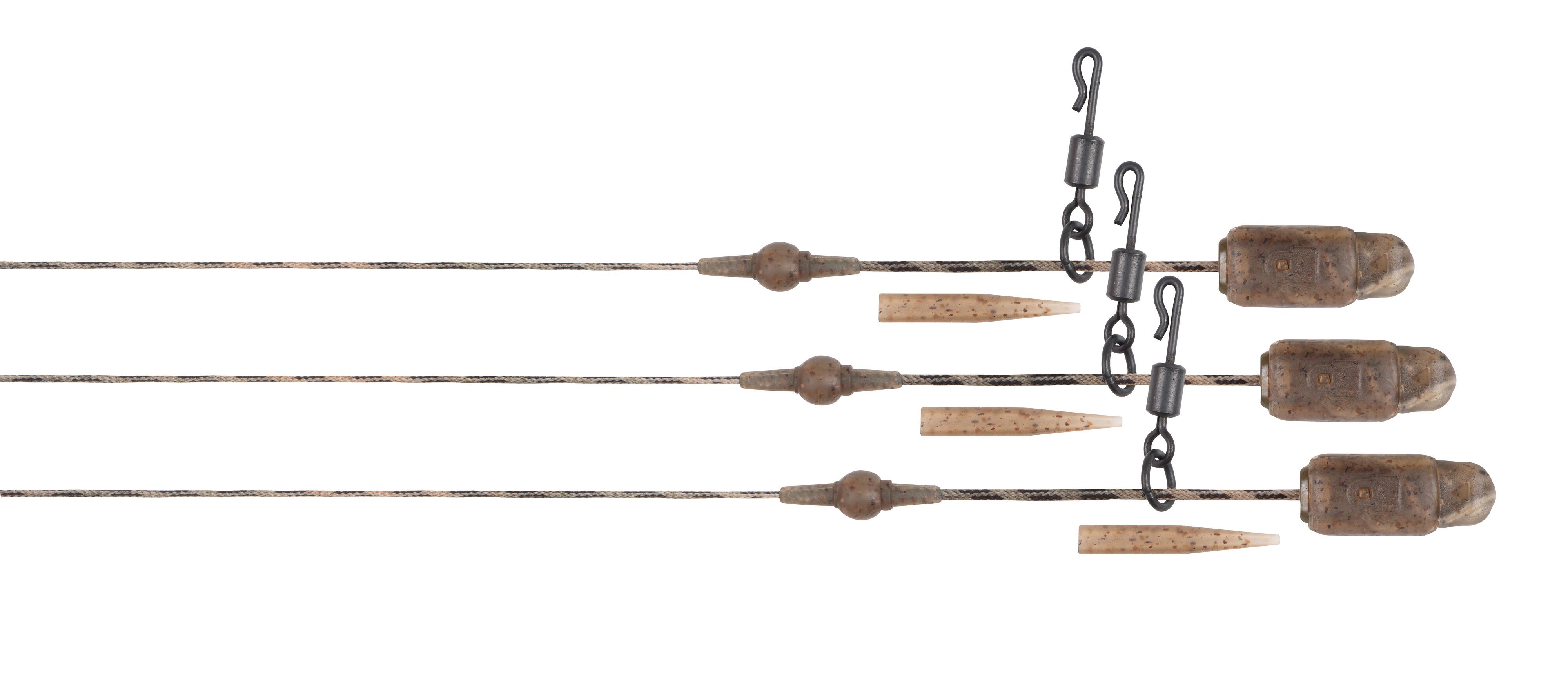 Edges Camo Heli-Clip Rigs 30lb Submerge 3pcs