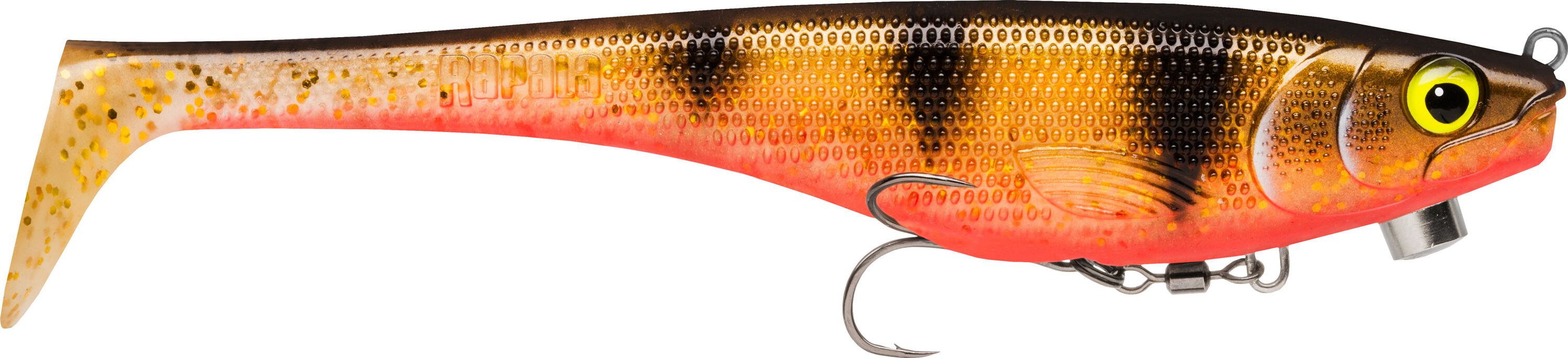 PREDATOR Soft Peto prerigged - 16cm - Black Red copper