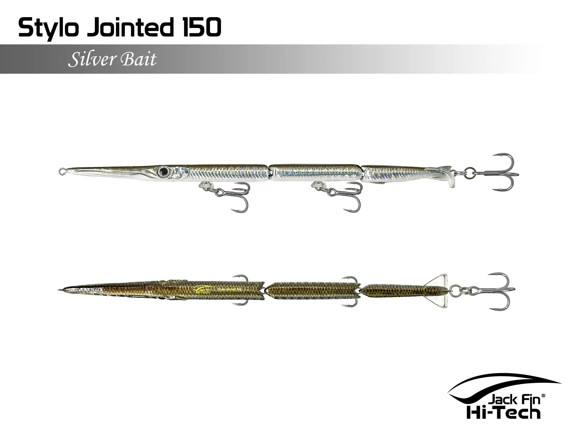 STYLO JOINTED 150 - silver bait