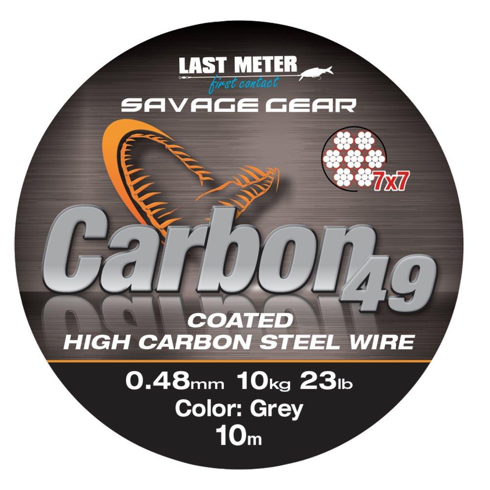 CARBON49 STEELWIRE 10M0.60MM16KG35LBS CG