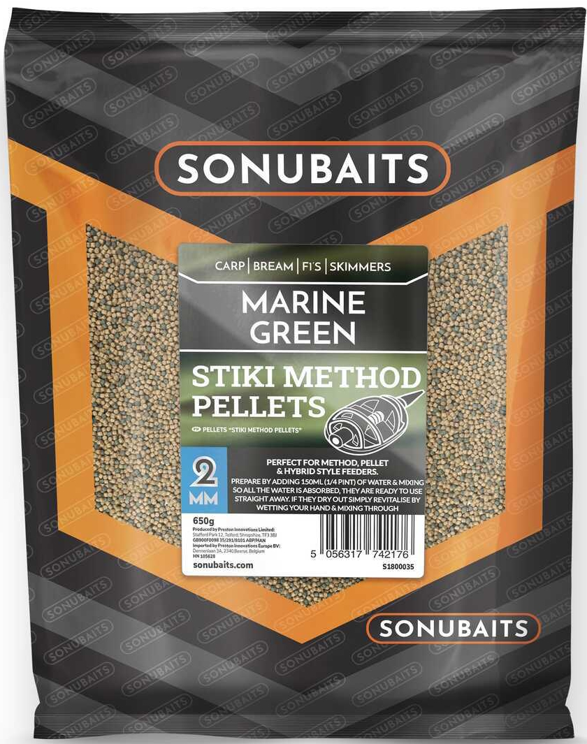 STIKI METHOD PELLET MARINE GREEN 2MM (650g)