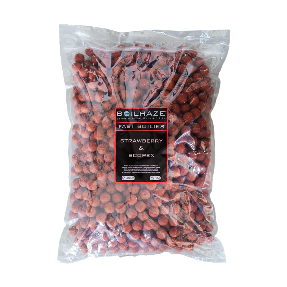 FAST BOILIES STRAWBERRY & SCOPEX 25mm 5kg