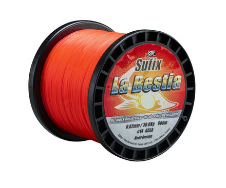 LA BESTIA 0.62MM 30.00 KG 600M NEON ORANGE
