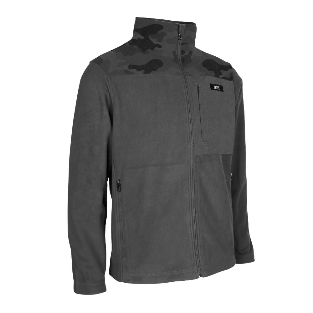 BKK HEAVY FLEECE - Grey camo - XL