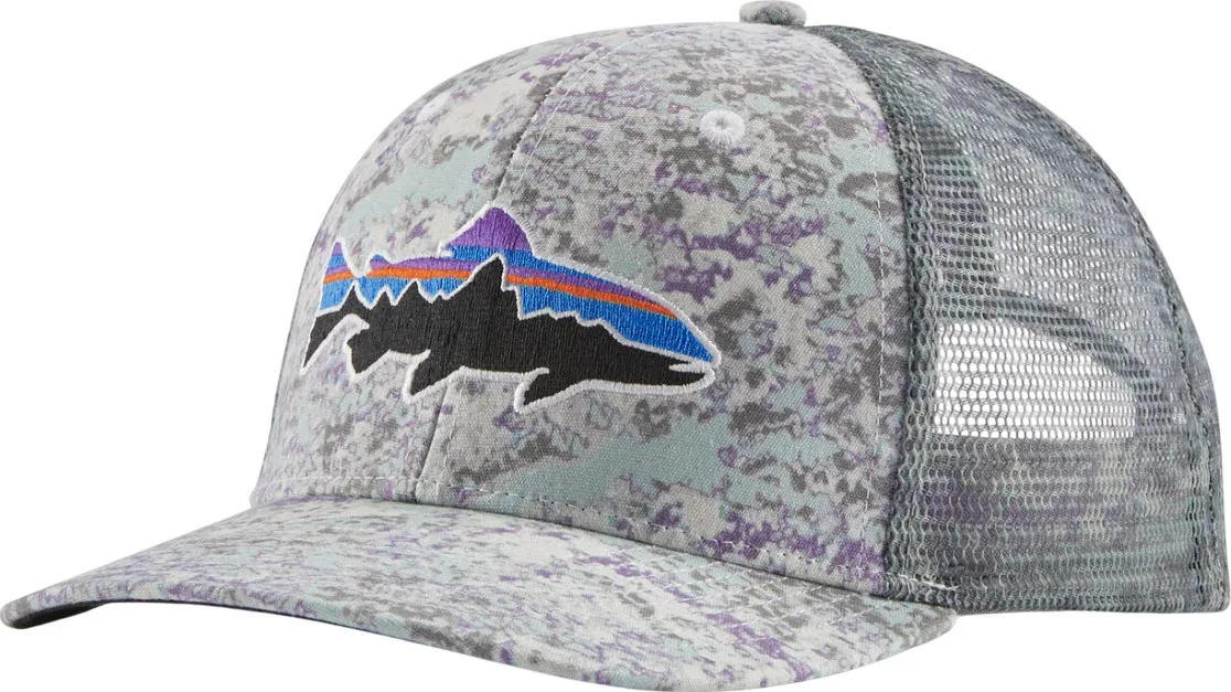 FITZ ROY TROUT TRUCKER HAT ROCK WASH THERMAL BLUE