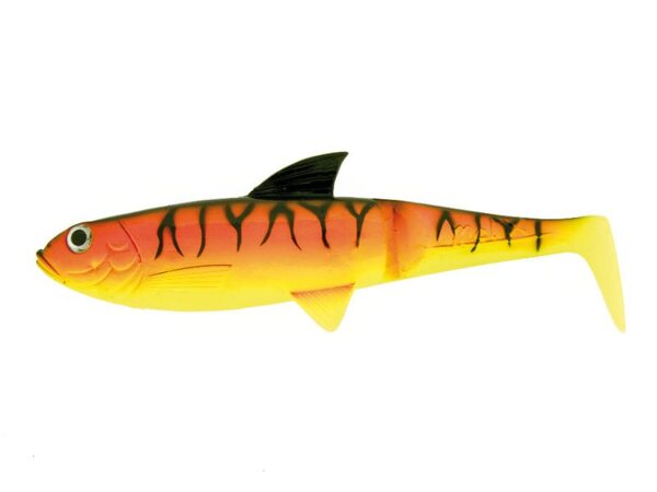 PIKE SHAD 7.5 BODY 2PCS RED/YELLOW TIGER